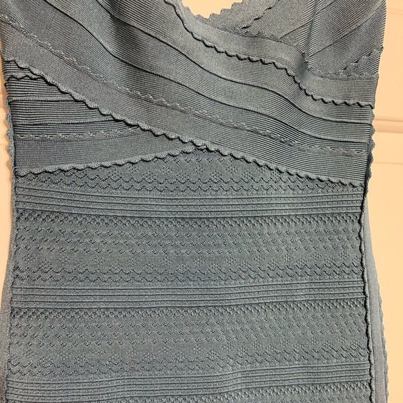 Herve Leger Dress Light Blue S - Picture 8 of 8